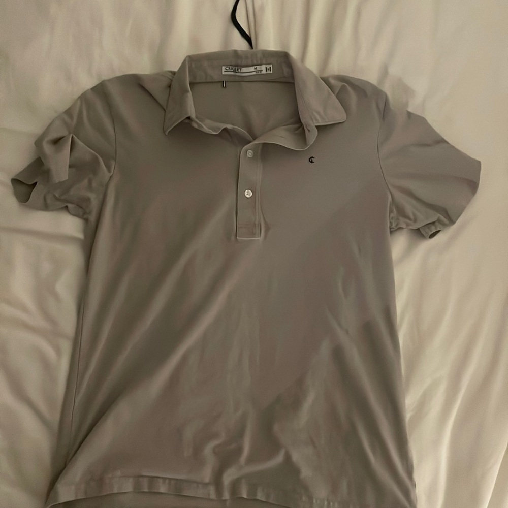 Criquet Mens, size M grey polo